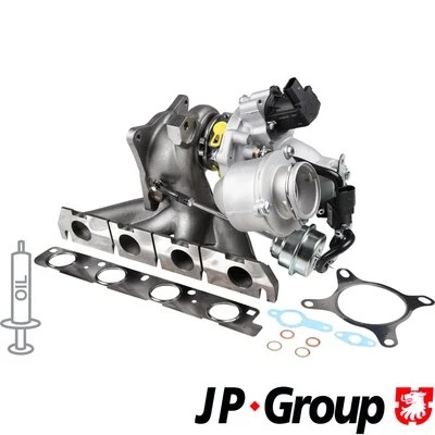 Abbildung von JP GROUP 1117408100 Turbolader Abgasturbolader inkl. Dichtungssatz VOLKSWAGEN: Passat B6 Variant, Golf 5 Schrägheck, Variant