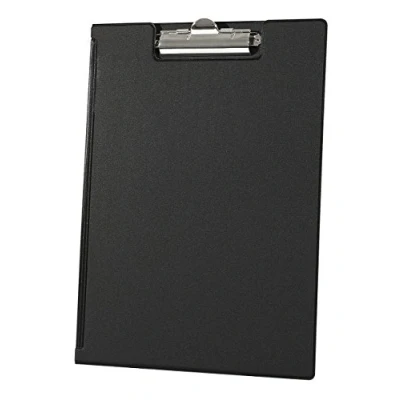 Abbildung von Wedo 57501 Klemmbrettmappe (A4, mit praktischer Einstecktasche links) schwarz