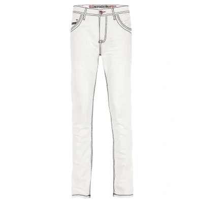 Abbildung von Cipo &amp; Baxx IVOR Jeans Straight Leg, Herren, Größe: 30x32, Weiss