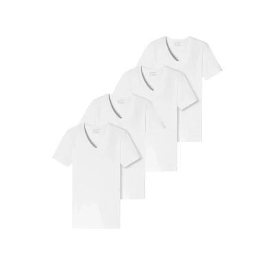 Abbildung von Schiesser 4PACK Unterhemd/shirt, Herren, Größe: Small, Weiss
