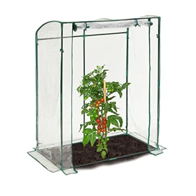 Abbildung von relaxdays Foliengewächshaus Tomatengewächshaus mit PVC Folie
