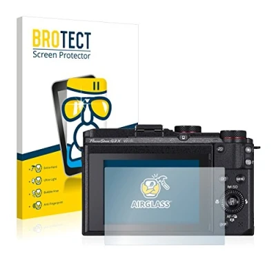 Abbildung von BROTECT Schutzglas für Canon PowerShot G3 X Schutzfolie Panzer Folie Glas [Extrem Kratzfest 9H, Anti Fingerprint, Ultra Transparent]