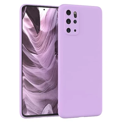 Abbildung von EAZY Case Silikonhülle für Samsung Galaxy S20 Plus / 5G Hülle Silikon Lila weich stoßfeste Handyhülle S20+ Schutzhülle mit Kameraschutz Dünn Premium Schutz Cover TPU Bumper in Violett