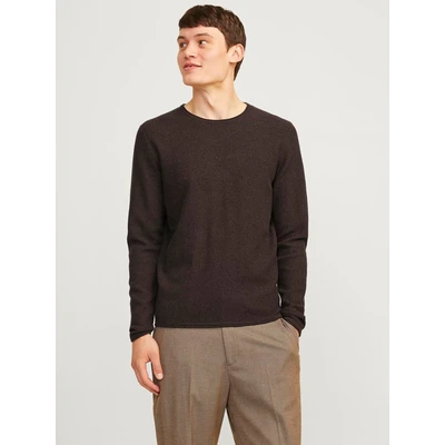 Abbildung von Jack &amp; Jones MIT Rundhals Strickpullover, Herren, Größe: Large, Mulch