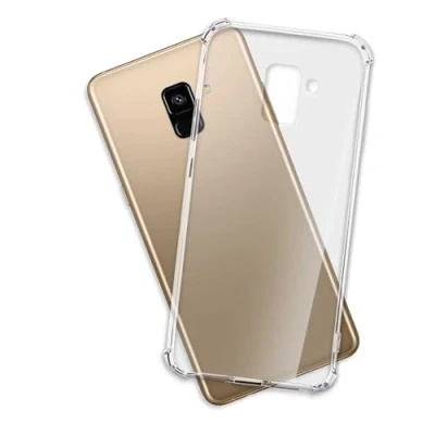 Abbildung von mtb more energy® Hülle Crystal Armor kompatibel mit Samsung Galaxy A8 2018 (SM A530, 5.6&#039;&#039;) verstärkte Ecken Anti Shock Schutzhülle Case Cover Tasche