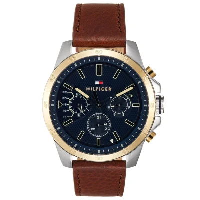 Abbildung von Tommy Hilfiger Decker Casual Chronograph, Herren, Größe: One Size, Blau