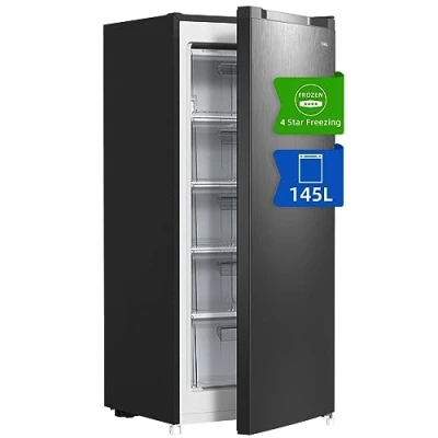 Abbildung von CHiQ Gefrierschrank FSD160D4E, 126 cm hoch, 54 breit, 4 Sterne 145L Gefrierschrank,12 Jahre Garantie auf den Kompressor