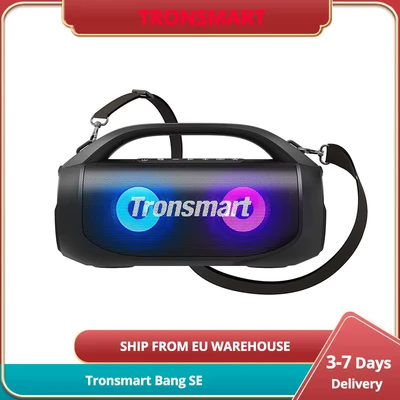 Abbildung von Tronsmart Bang SE tragbarer Lautsprecher Bluetooth mit 40 W Wireless Musik Box Stereo (Bluetooth, W, Wasserdicht: IPX7, Wiedergabezeit: bis zu 24 Std)