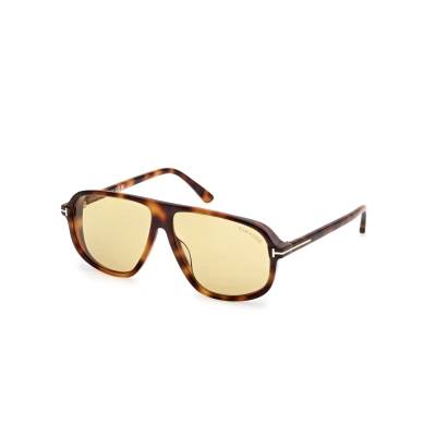 Abbildung von Tom Ford Guillaume Sonnenbrille Blonde havana brown, Herren, Größe: 61, brown