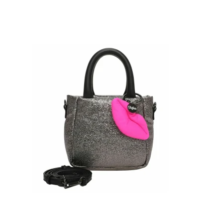 Abbildung von Buffalo BOXY 17 5 CM Handtasche, Damen, Größe: One Size, Glitter dark grey