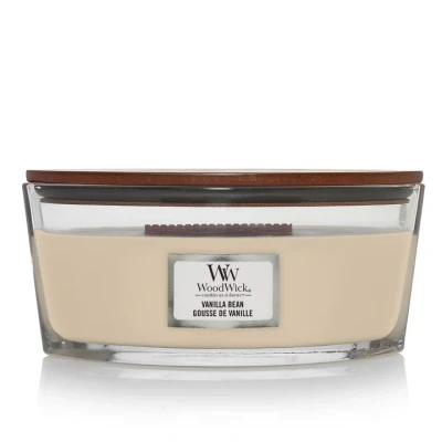 Abbildung von WoodWick Duftkerze Ellipse Vanilla Bean 9 cm / 19