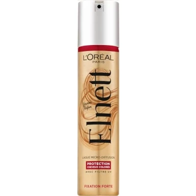 Abbildung von L&#039;ORÉAL PARIS Elnett Haarspray, starke Fixierung, angereichert mit UV Filter, ohne Silikon, gefärbtes Haar, 200 ml