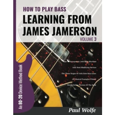 Abbildung von How To Play Bass Learning From James Jamerson Vol 3: An 80 20 Device Method Book For Guitar