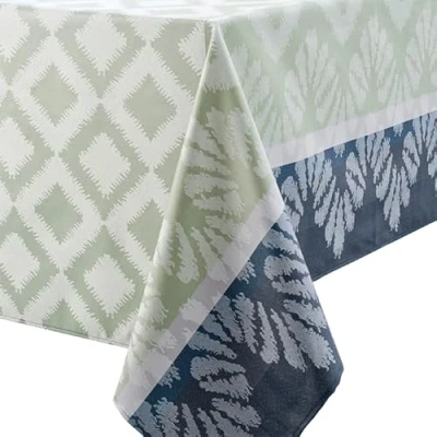 Abbildung von Nydel Tischdecke Jacquard Ipanema Celadon schmutzabweisend, 160 x 250 cm