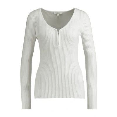 Abbildung von Morgan Maliko Ultra Strickpullover, Damen, Größe: Large, Off white