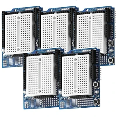 Abbildung von AZDelivery 5 x Prototype Shield Mini Breadboard kompatibel mit Arduino inklusive E Book!