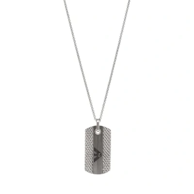 Abbildung von Emporio Armani SET Anhänger, Herren, Größe: One Size, Silver