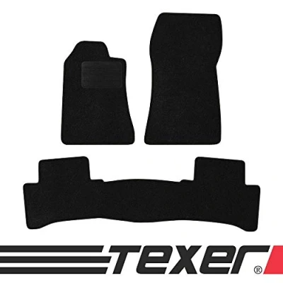 Abbildung von TEXER Textil Fußmatten Passend für Mercedes Benz CLK A208 Bj. 1997 2002 Basic