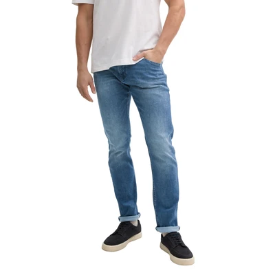 Abbildung von TOM Tailor JOSH Regular Jeans Straight Leg, Herren, Größe: 31x32, Used mid stone blue denim