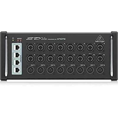 Abbildung von Behringer SD16 I/O Stage Box with 16 Remote Controllable Midas Preamps, 8 Outputs, AES50 Networking and ULTRANET Personal Monitoring Hub