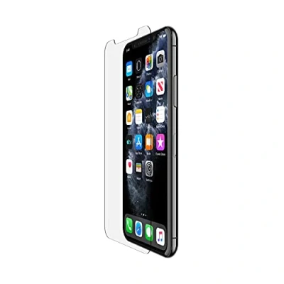 Abbildung von Belkin iPhone 11 Pro Displayschutz TemperedGlass antimikrobiell (hochentwickelter Schutz, der Bakterien auf dem Display um bis zu 99 % reduziert)