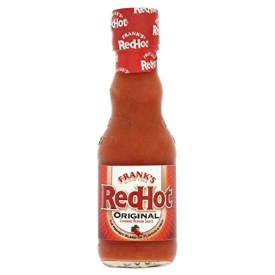 Abbildung von Franks Red Hot Cayennepfeffer Sauce Original (148ml) Packung mit 6