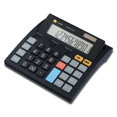 Abbildung von TWEN Tischrechner J 1200 schwarz