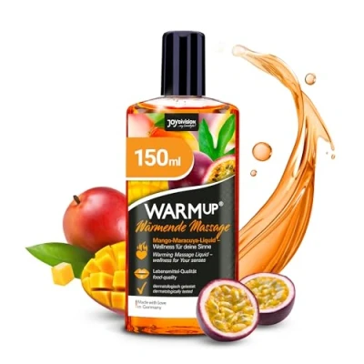 Abbildung von Massageliquid „WARMup“ mit Wärme Effekt