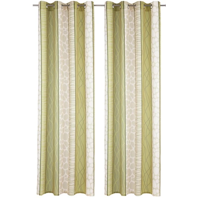 Abbildung von my home Vorhang &quot;Gosen&quot;, (2 St.), Gardine, 2 er Set, Fertiggardine, Längsstreifen