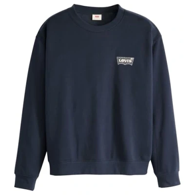 Abbildung von Levi&#039;s® Sweatshirt GR EVERYDAY CREW BLUES mit Logoprint