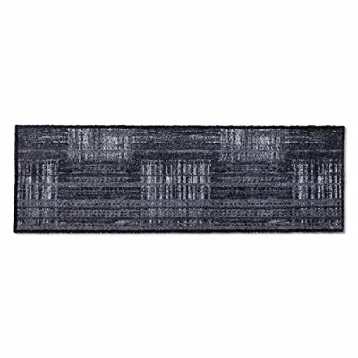 Abbildung von ASTRA Flauschige Sauberlaufmatte weich Pure &amp; Soft Texture grau 50 x 150 cm Waschbarer Küchenteppich innen Türmatte strapazierfähig Teppich läufer