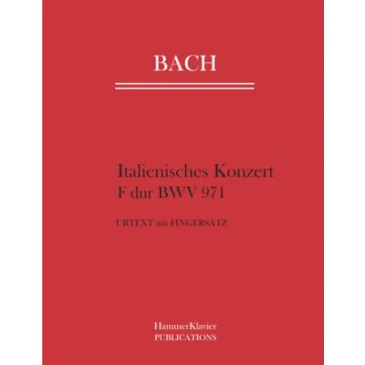 Abbildung von Bach Italienisches Konzert: F dur BWV 971: Urtext mit Fingersatz