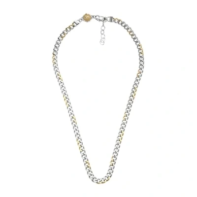 Abbildung von Diesel Unisex Halskette silvercoloured/goldcoloured, Größe: One Size, Silver coloured/gold coloured
