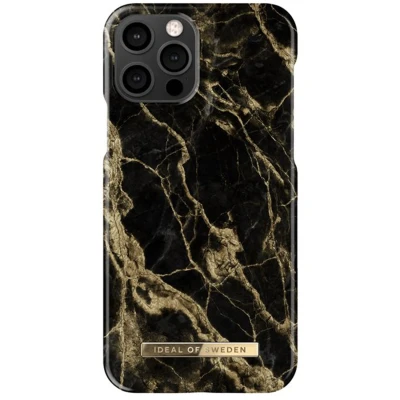 Abbildung von Apple iPhone 12 Pro Hülle Kunststoff iDeal of Sweden Hard Case/Backcover Handyhülle Bunt Marmor Design