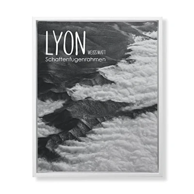 Abbildung von BIRAPA Lyon Keilrahmen für Canvas 52x62 cm in Weiß Matt, Rahmen Leinwände, Leerrahmen Leinwand, Schattenfugenrahmen Keilrahmen, Leinwand