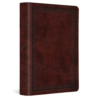 Abbildung von ESV Value Large Print Compact Bible: English Standard Version, Mahogany, Trutone, Border, Bible