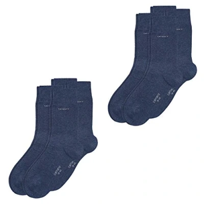Abbildung von Camano Unisex Erwachsene Socken 3403 CA SOFT 3er Pack, Gr. 43/46 (Herstellergröße: 43/46), Blau (jeans 6)