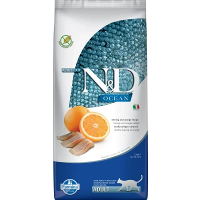 Abbildung von N&amp;D OCEAN CAT Adult Hering &amp; Orange varianten 10 kg