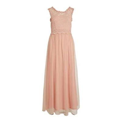 Abbildung von VILA Vilynnea MAXI Dress Ballkleid, Damen, Größe: 36, Misty rose