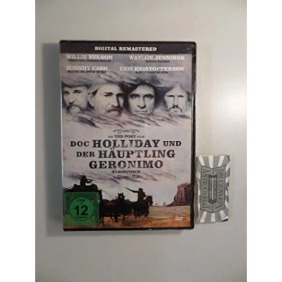 Abbildung von Doc Holliday und der Häuptling Geronimo Stagecoach