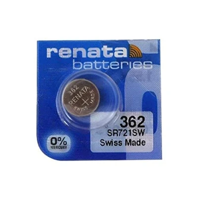 Abbildung von Renata einzelne Uhrenbatterie Swiss Made 362 oder SR 721 SW AG 11 1,5 V (3 x SW)