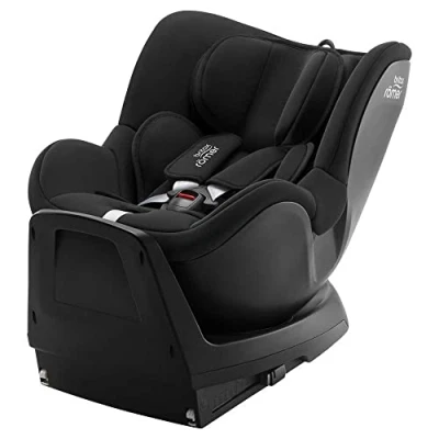 Abbildung von BRITAX RÖMER Reboarder DUALFIX PLUS, inklusive Neugeboreneneinsatz und ISOFIX, für Kinder von 40 105 cm (i Size), Geburt 4 Jahre, Space Black
