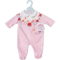 Abbildung von Zapf Creation® Babypuppe Baby Annabell® Strampler rosa Blumen 43cm