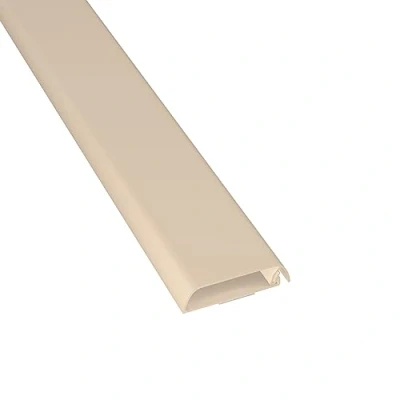 Abbildung von D Line TV Kabelkanal, Fernsehkabel Organiser, lackier, und überstreichbar, selbstklebend, einteiliges Design mit Scharnieren, 1x 60mm (B) x 15mm (H) 1 Meter Länge Magnolien