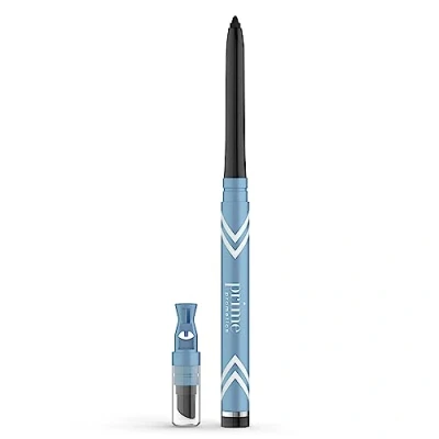 Abbildung von PRIME PROMETICS PrimeEyes Glide Eyeliner für reifere Frauen wasserfest, hält lange und verwischt nicht Gel Creme Textur, diskreter Spitzer effektiver Applikator (Schwarz)