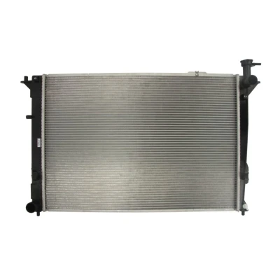 Abbildung von NRF 550091 Kühler, Motorkühlung Aluminium 670 482 16 Kühlrippen gelötet HYUNDAI: Grand SANTA Fé, FE 3