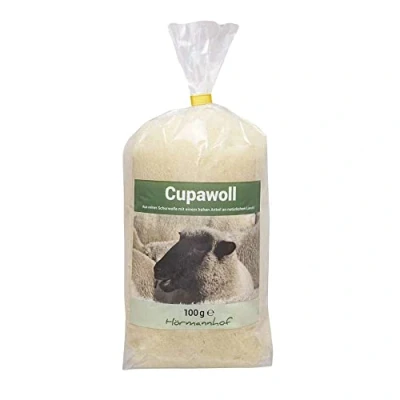 Abbildung von Cupawoll Fettwolle mit natürlichem Lanol 100 g