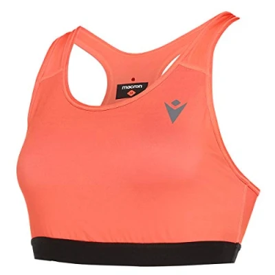 Abbildung von Macron Damen Run Kona Sca Beatrix Crop Bra Ncor/Blk Wmn BH, Orange, XL