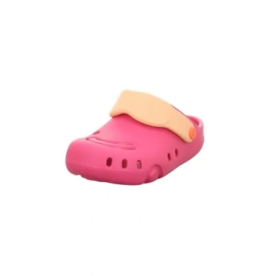 Abbildung von Superfit Splash Pantolette flach für Kinder, Größe: 28, Pink/orange Kunststoff
