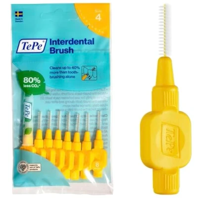 Abbildung von TePe Interdentalbürste, Größe 4, 8 Stück